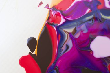 karışık renkler ile psychedelic renkli sıvı arka plan 