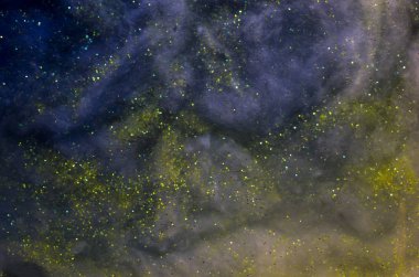 yıldız ile kavramsal karanlık cosmos arka plan 