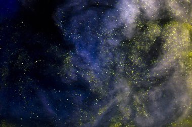 yıldız ile kavramsal karanlık cosmos arka plan 