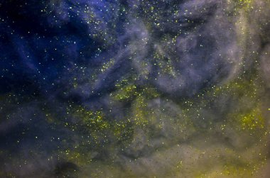 yıldız ile kavramsal karanlık cosmos arka plan 