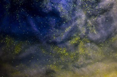 yıldız ile kavramsal karanlık cosmos arka plan 