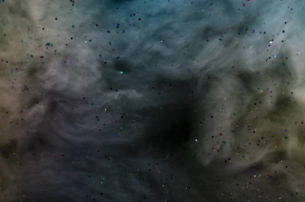 Cosmosul Întunecat Conceptual Fundal Sclipici Stele — Fotografie, imagine de stoc