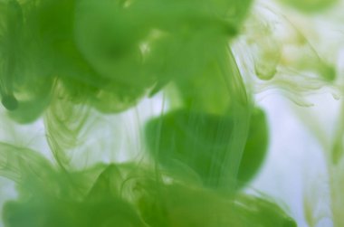 Su, mürekkep lekesi, arka plan akrilik renkler 