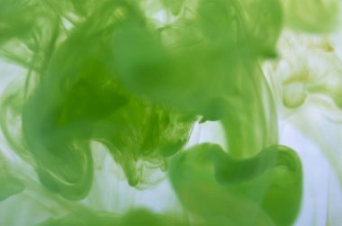 Su, mürekkep lekesi, arka plan akrilik renkler 