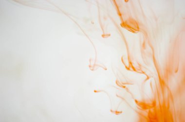 Su, mürekkep lekesi, arka plan akrilik renkler 