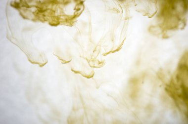 Su, mürekkep lekesi, arka plan akrilik renkler 