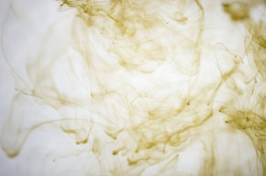 Su, mürekkep lekesi, arka plan akrilik renkler 