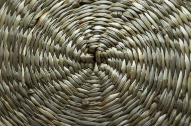 hasır sepet öğelerin görünümünü portre