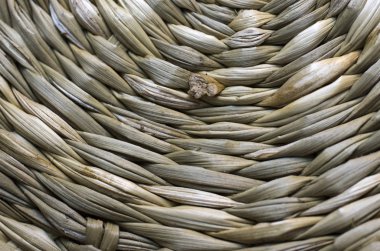 hasır sepet öğelerin görünümünü portre