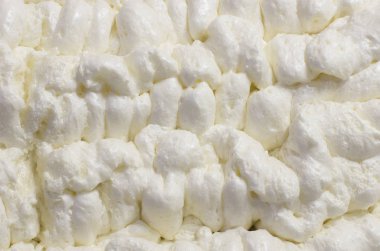 tatlı beyaz krem köpük arka plan görünümünü portre