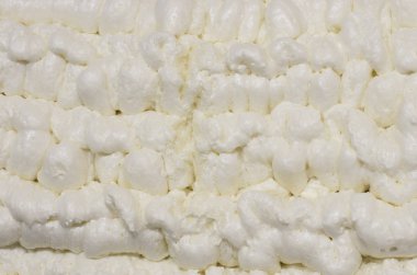 tatlı beyaz krem köpük arka plan görünümünü portre