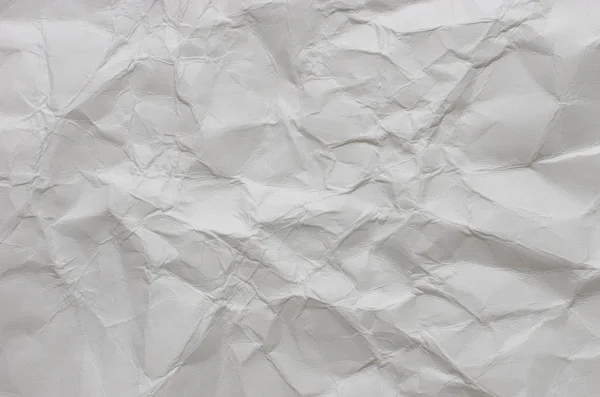 Simple Fond Papier Froissé Blanc — Photo