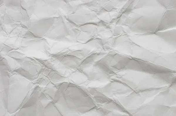 Simple Fond Papier Froissé Blanc — Photo