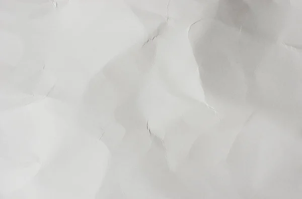 Απλό Λευκό Χαρτί Rumpled Φόντο — Φωτογραφία Αρχείου