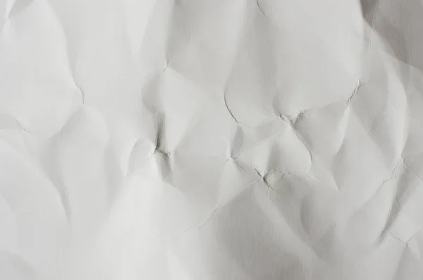 Simple Fond Papier Froissé Blanc — Photo