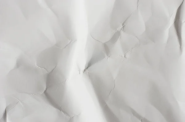 Simple Fond Papier Froissé Blanc — Photo
