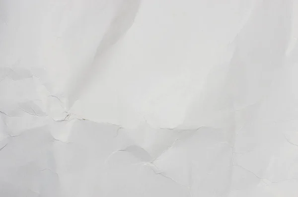 Einfache Weiße Zerknitterte Papier Hintergrund — Stockfoto