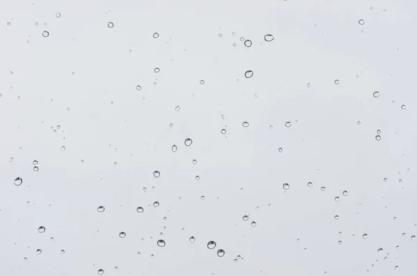 Nahaufnahme Von Wassertropfen Auf Glas — Stockfoto