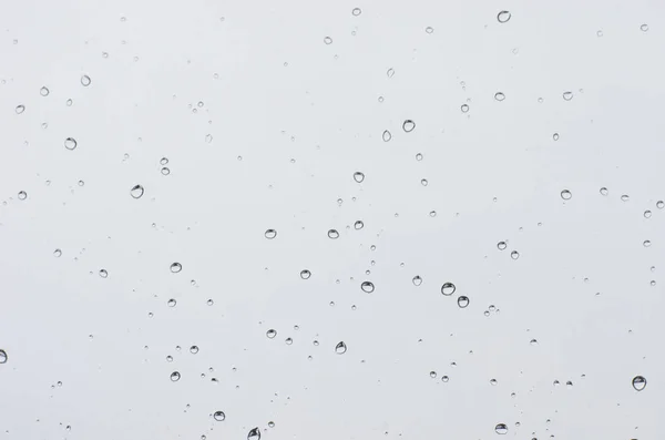 Nahaufnahme Von Wassertropfen Auf Glas — Stockfoto