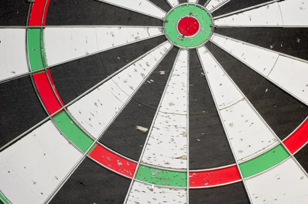 Dart hedef closeup kısmi görünümünü