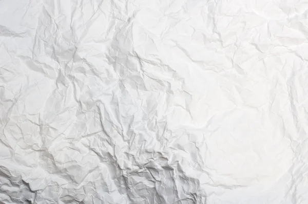 Simple Fond Papier Froissé Blanc — Photo