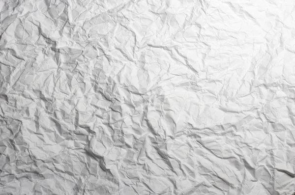 Simple Fond Papier Froissé Blanc — Photo