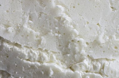 portre görünümünde, beyaz poliüretan köpük kesim