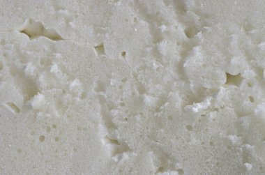 portre görünümünde, beyaz poliüretan köpük kesim