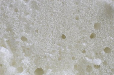 portre görünümünde, beyaz poliüretan köpük kesim