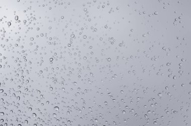 su damlaları closeup görünümünü camına