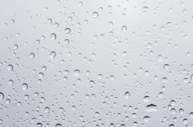 su damlaları closeup görünümünü camına