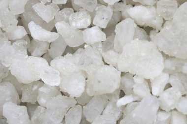 closeup görünümü, beyaz tuz taşları yığını 