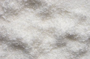 Hindistan cevizi cips yığın closeup görünümü