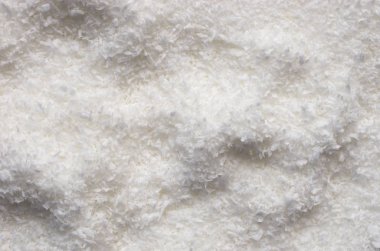 Hindistan cevizi cips yığın closeup görünümü