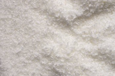 Hindistan cevizi cips yığın closeup görünümü