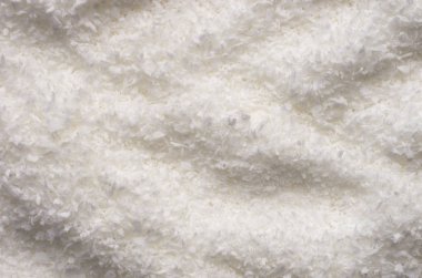 Hindistan cevizi cips yığın closeup görünümü