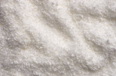 Hindistan cevizi cips yığın closeup görünümü