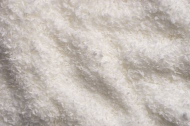 Hindistan cevizi cips yığın closeup görünümü