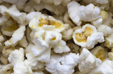 pop corn yığın closeup görünümü