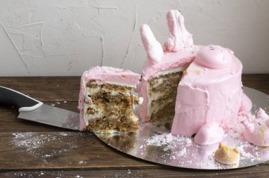 sanrılar Pasta krema ile yakın çekim