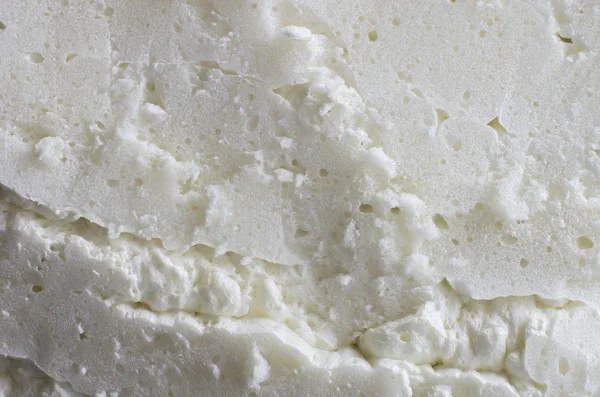 portre görünümünde, beyaz poliüretan köpük kesim