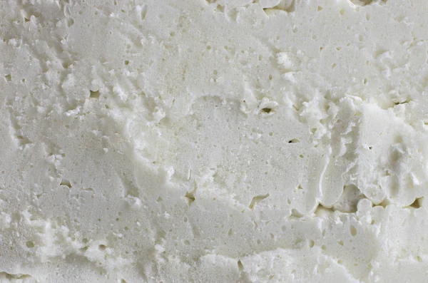 Vue Rapprochée Coupée Mousse Polyuréthane Blanc — Photo