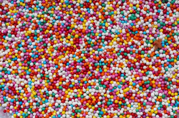 Widok Góry Stosu Kolorowe Cukierki — Zdjęcie stockowe