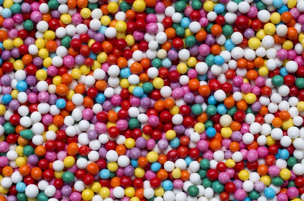 Renkli Şekerler Yığın Üstten Görünüm — Stok fotoğraf
