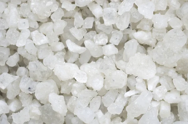 Προβολή Closeup Σωρός Από Λευκά Κομμάτια Αλάτι — Φωτογραφία Αρχείου
