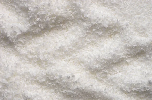 Hindistan cevizi cips yığın closeup görünümü