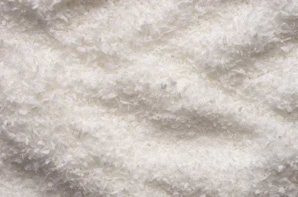 Hindistan cevizi cips yığın closeup görünümü