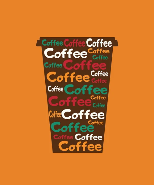 Kahverengi arka planda kahve fincanı