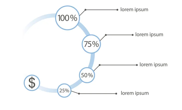 infographic circle isolated on white background