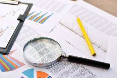 Ekonomik hisse senedi grafiği. iş geçmişi 